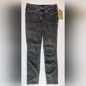 prAna Women's Kayla High Rise Denim Solid Jeans Size Zero Size 0 (25x30) Gray